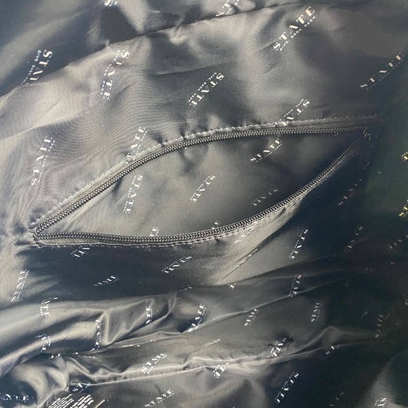 STATE BAGS Graham Tote in Natural and Black - Picture 8 of 11